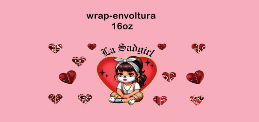 la sad girl wrap-envoltura uv dtf