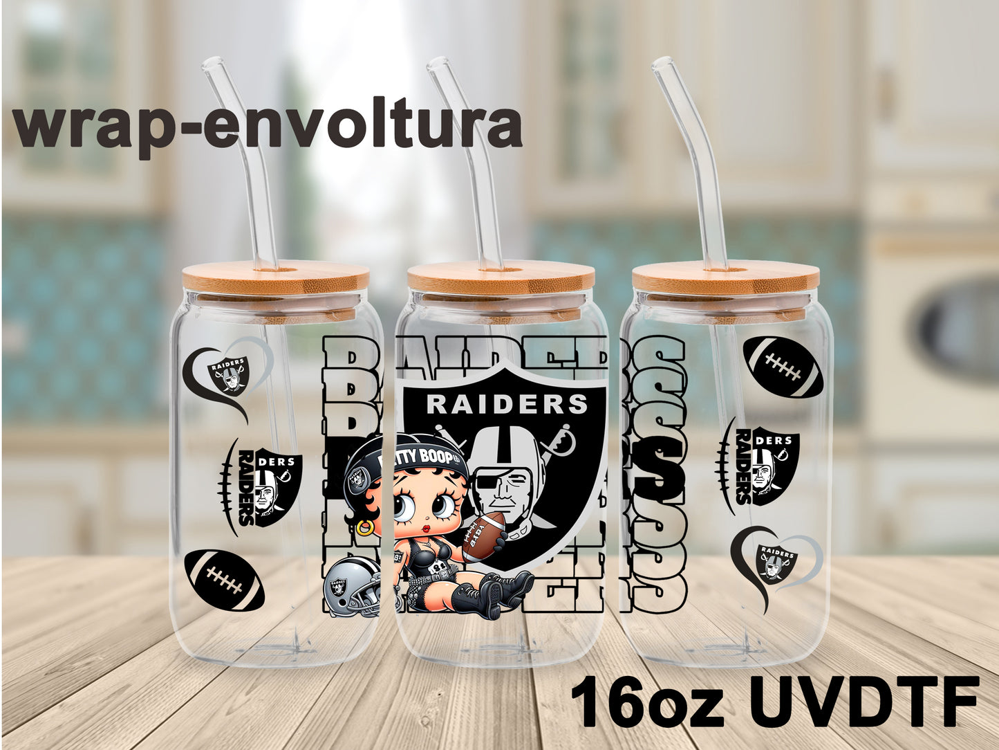 Betty Raiders uvdtf wrap/envoltura