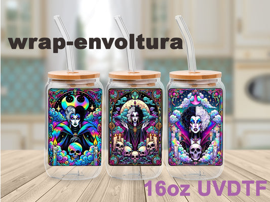 Cruella de Vil Tarot uvdtf wrap/envoltura