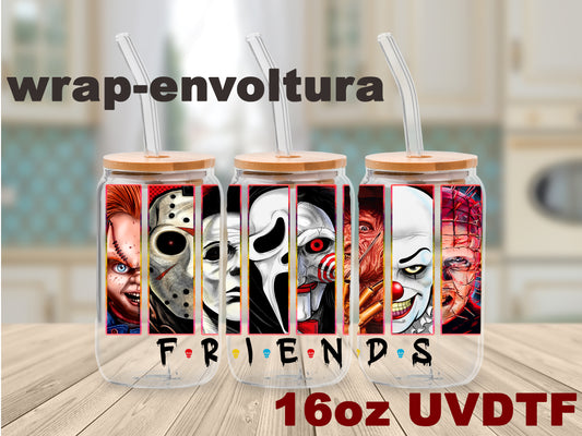 Friends Horror uvdtf wrap/envoltura