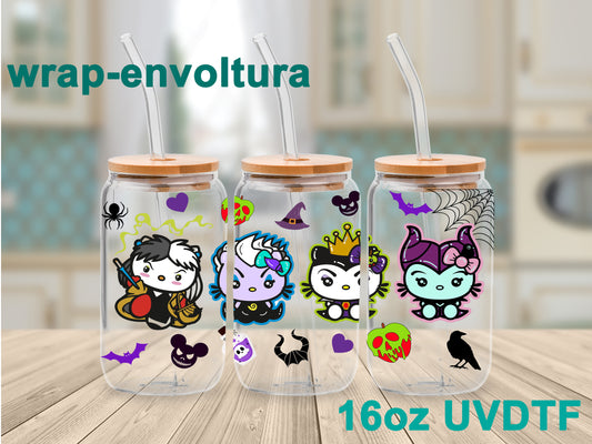 Kitty villains uvdtf wrap/envoltura