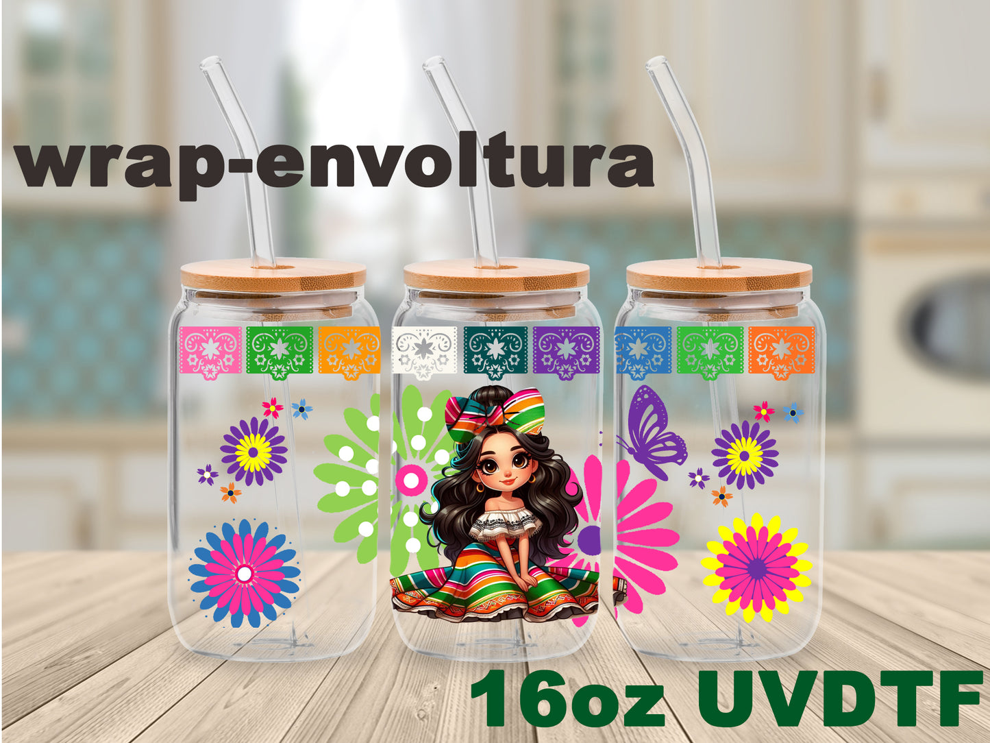 Mexicana uvdtf wrap/envoltura