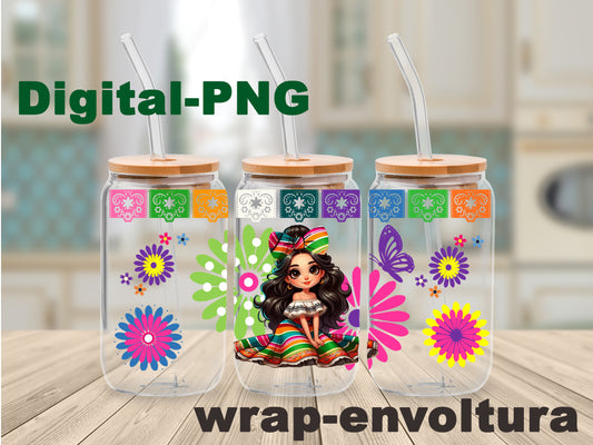 Mexicana Digital-PNG wrap/envoltura