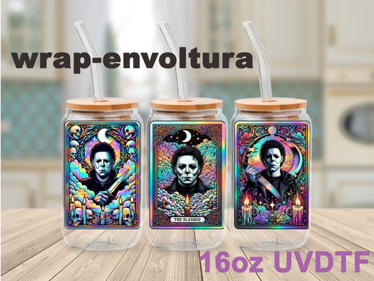 Michael Myers Tarot uvdtf wrap/envoltura