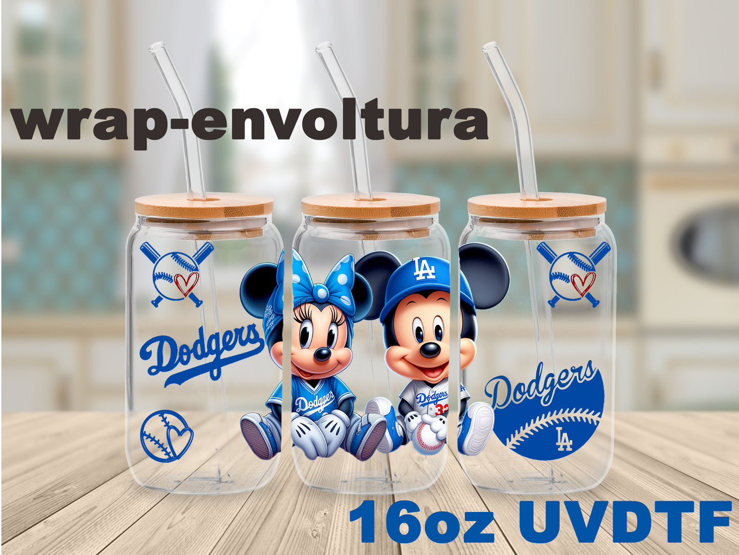 Mickey Dodgers uvdtf wrap/envoltura