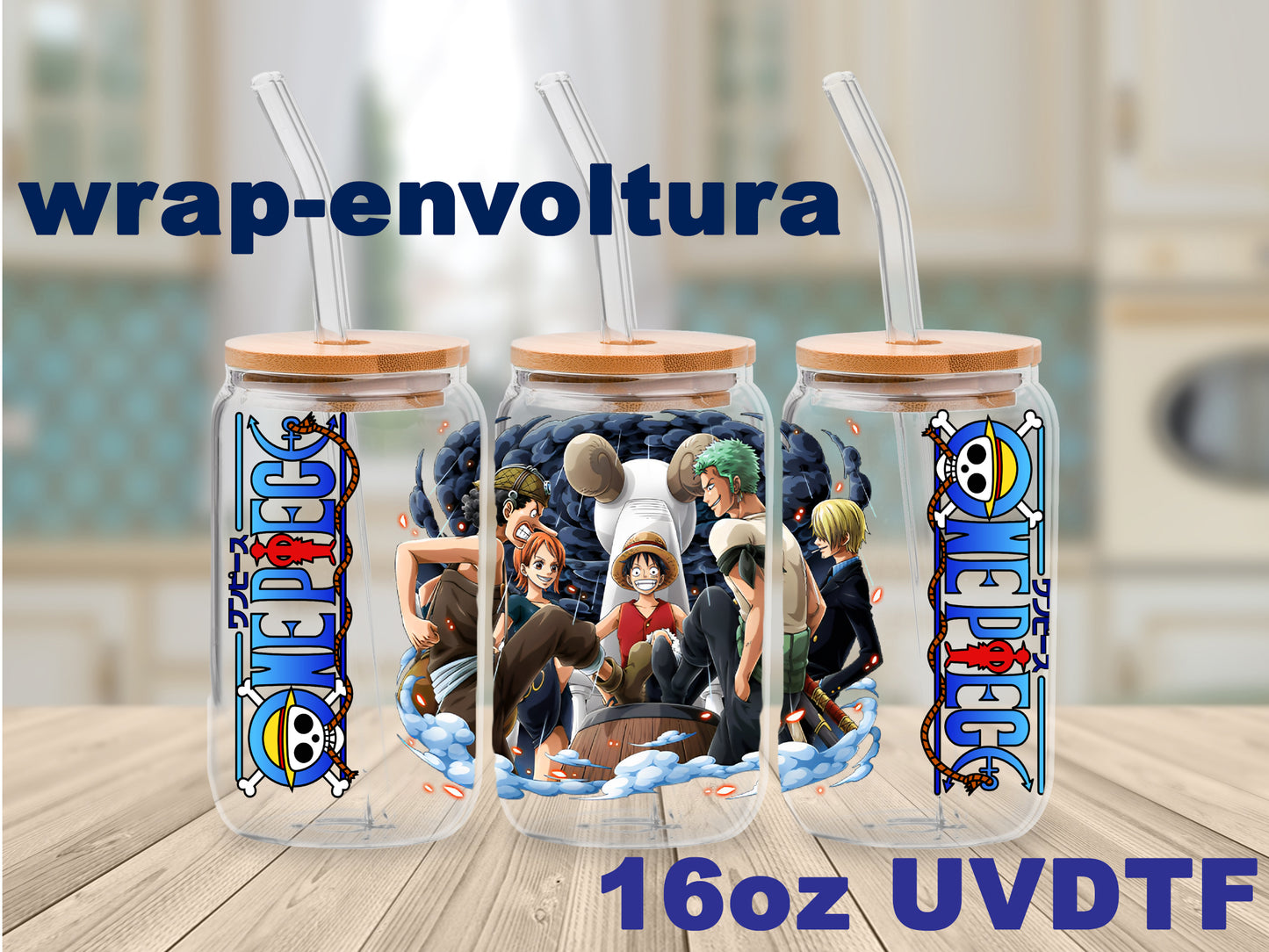 One Piece uvdtf wrap/envoltura