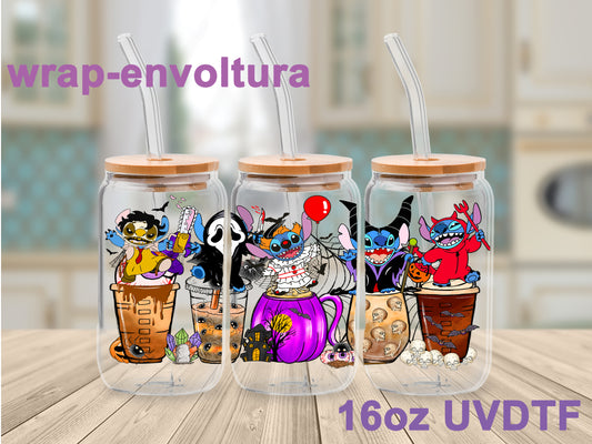 Stitch Halloween uvdtf wrap/envoltura