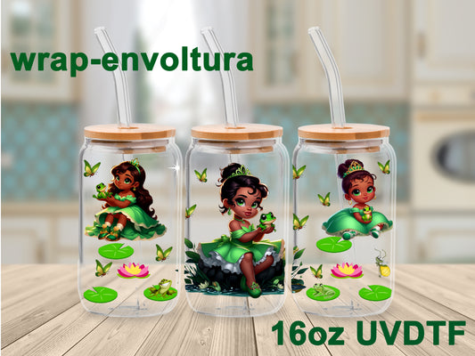 Tiana princesa uvdtf wrap/envoltura