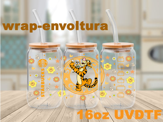 Tigger Coffee uvdtf wrap/envoltura