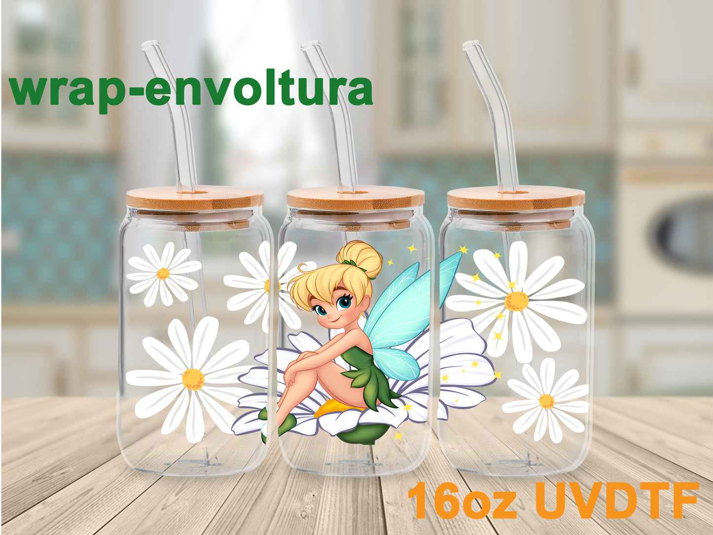 Tinker Bell uvdtf wrap/envoltura