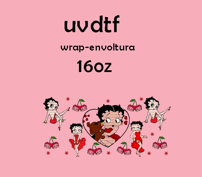 betty boop cherri wrap-uvdtf bettyboo