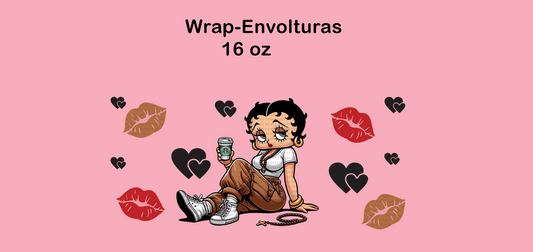 betty boop cafe wrap-envoltura UVDTF