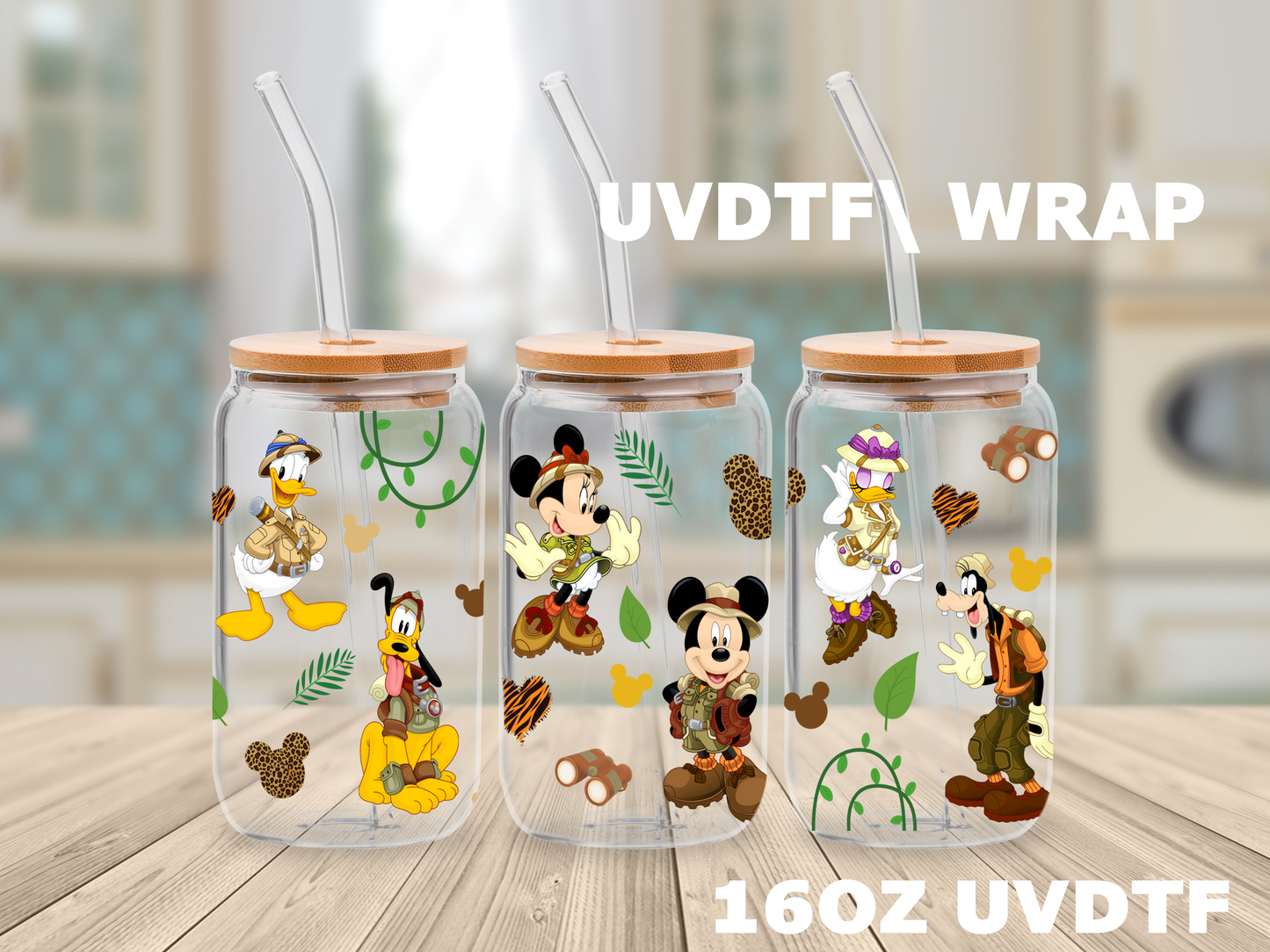 safari-raton-cute- uvdtf wrap/envoltura